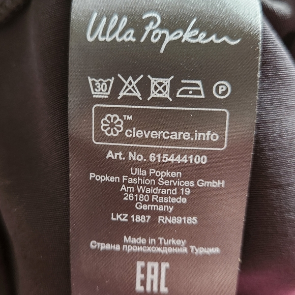 NWT Ulla Popken comfort stretch pants  Size 24W Color black - Picture 11 of 13